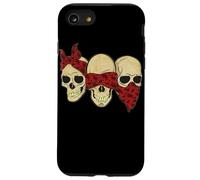 Ascolta vedi Speak No Evil Skull Heads gangster Custodia per iPhone SE (2020) / 7 / 8