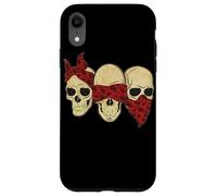 Ascolta vedi Speak No Evil Skull Heads gangster Custodia per iPhone XR