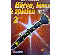 Ascoltare, leggere e giocare, scuola per clarinetto Oehler Band 2 (con online Audio) insegnamento ISBN 9789043162289