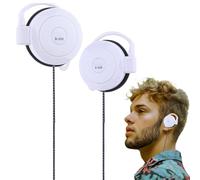 Ascolto di clip per le orecchie - cuffie con gancio per le orecchie da 3,5 mm cablate | Clip sulle cuffie, appendere cuffie stereo, corsa, allenamento, jogging, escursionismo, arrampicata e C