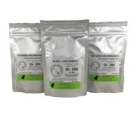 ASCORBATO DI POTASSIO GR. 750 (250 GR. ACIDO ASCORBICO+ 500 GR. POTASSIO BICARBO
