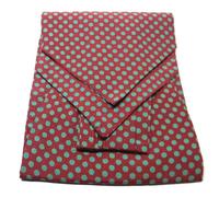ASCOT ROSSO BORDEAUX SETA DA UOMO da abbinare camicia cashe col a pois VERDI