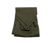 Ascot seta uomo marrone bruciato prodotto italiano cashe col a fiorellini