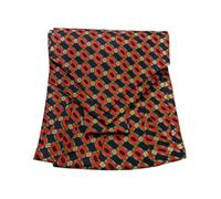 ASCOT UOMO DISEGNO A QUADRI ANNI 60 BLUE FOULARD SETA SEDA CASH COL