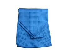 Ascot uomo in seta celeste a pois blu foulard made in italy