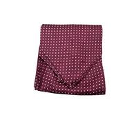 Ascot uomo seta a pois bianchi cashe col rosso bordeaux a pallini seta mad italy colore colour rosso bordeaux red rouge APPLICAZIONE a fantasia 5