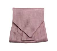 ASCOT UOMO SETA rosa a pois blu FOULARD DA COLLO viola a POIS bianchi M Italy