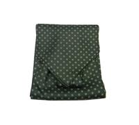 Ascot uomo seta verde green silk cashcoll made in italy
