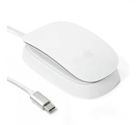 Ascrono - Stazione di ricarica compatibile con Magic Mouse - Bianco - Accessori perfetti | Utilizzabile come dock di ricarica, supporto e caricabatterie | Include cavo USB-C da 1,5 m | con connettore