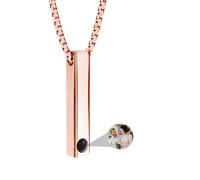 ASD Jewerly Collana Bar Personalizzata Per Donne e Uomini, Proiezione Fotografica Personalizzata Con Nome Inciso, Ti Amo in 100 Lingue, Gioielli Per Coppie/Amanti
