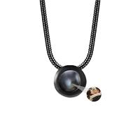 ASD Jewerly Immagine Personalizzata, Collana Rotonda Di Proiezione Personalizzata Per Le Donne Uomini Coppia Fidanzata Amico Mamma Regali Di Gioielli Di Natale