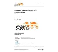 Asd SX001G, Glossary for the S-Series IPS specifications, Iss (Copertina rigida)