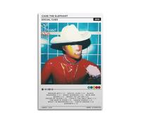 ASDASFDJ Poster decorativo da parete su tela, motivo: elefante in gabbia, stampa moderna su tela, decorazione per camera da letto, 50 x 75 cm