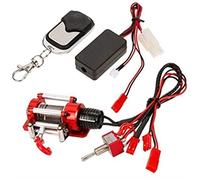asdchZen Accessori per Modelli di Auto da Arrampicata Scx10 Argano per Veicoli Fuoristrada 1/10 Argano Elettrico Accessori Simulazione Argano da Arrampicata
