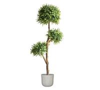 asdchZen Albero Artificiale, Albero Artificiale, Pianta Finta, Piante Finte con Simulazione Bonsai Verde per Decorazione Moderna da Giardino, A, 140 Cm