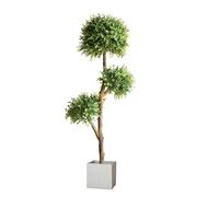 asdchZen Albero Artificiale, Albero Artificiale, Pianta Finta, Piante Finte con Simulazione Bonsai Verde per Decorazione Moderna da Giardino, B, 140 Cm