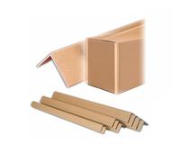 asdchZen Angoli in cartone a forma di V, stabilizzatori e protezioni angolari per una spedizione sicura, maggiore durata per l'imballaggio, 100 pezzi, 150 x 5 x 0,3 cm