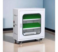 asdchZen Armadietto di Ricarica Sicuro per 40 Dispositivi - Stazione di Ricarica Rapida per Telefoni Cellulari per Uffici, Scuole, Eventi