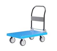 asdchZen Carrello A Pianale, Carrello A Mano Pieghevole con Piattaforma E Maniglia Pieghevole, Facile da Riporre E Trasportare per Traslochi Domestici