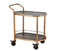 asdchZen Carrello in Acciaio Inox con Ruote, 2 Ripiani, con Ringhiera, Carrello per Catering con Ruote, per Ristorante, Esterno, Soggiorno O Uso Commerciale 2,2