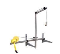 asdchZen Gru di Sollevamento Pieghevole con Rotazione Laterale E Staffa, Strumenti di Manutenzione per Installazione Ad Alta Quota, 15 M