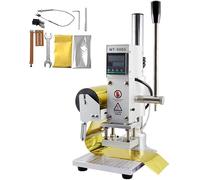 asdchZen Hot Foil Bronzing Machine, pressa manuale per goffratura con display digitale e base in scala accurata per uso commerciale