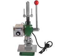 asdchZen Hot Foil Stamping Machine, strumento manuale di bronzatura con profondità regolabile 0-16 cm e temperatura -0.000000000001-400 °C per pelle, gomma, carta cordonatura e stampa a caldo (8 x 10