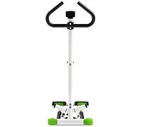 asdchZen Macchina a pedale per interni, mini stepper per esercizi, silenziosa, sottile, idraulica, attrezzatura sportiva per arrampicata, dotata di corrimano e display LCD Esercizio B