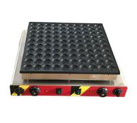 asdchZen Macchina per Waffle Olandese - Macchina per Pancake A Gas O Elettrica con 100 Fori