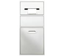 asdchZen Mensole da Incasso Rettangolari per Doccia, Porta Carta Igienica Impermeabili per Bagno, Armadietti con Anta per Sanitari da Cucina, Bianco, 30 X 67 X 14 Cm, 12 X 26 X 5,5 Pollici
