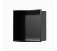 asdchZen Nicchia per Doccia con Ripiano Singolo da 12,6" X 12,6", in Acciaio Inox, da Inserire nella Parete per La Decorazione del Bagno, Resistente all'Usura E Ai Graffi, Oro, Nero