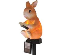 asdchZen Outdoor Solar Sensor Light Waterproof Garden Solar Rabbit Statue Light Ornament for Patio Balcony Lawnsolar Garden Statues