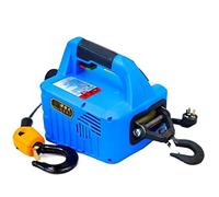 asdchZen Paranco Elettrico Portatile da 200 kg, Argano Elettrico, Paranco Elettrico A Fune in Acciaio, 220 V/110 V, 110 V, Manuale, 19 M