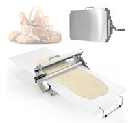 asdchZen Sfogliatrice per Impasto - Macchina per Impasto Manuale Commerciale con Spessore Regolabile per Pizza, Croissant, Base per Fondente, Pannello 90X40 Cm