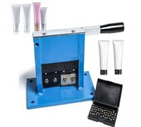 asdchZen Sigillatrice manuale per tubi per dentifricio,Sigillante in alluminio con codificatore e timbratura della data di scadenza,Facile da usare per applicazioni di imballaggio ed etichettatura