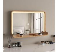 asdchZen Specchio da Parete in Argento Antico - Specchio da Toeletta Barocco per Decorazioni Murali, Specchio da Parete Decorativo Vintage per Toletta da Bagno, Camera da Letto, Soggiorno - 22"×30""