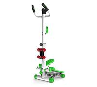 asdchZen Stepper Stepper Home Mute Corrimano Passo Peso Salute Fitness Stepper Step Machine W/Handle Bar E LCD Monitor Perdita di Peso Attrezzature Fitness Multifunzionale