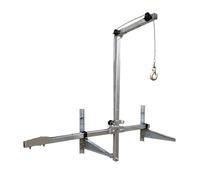 asdchZen Strumento di Sollevamento per Installazione di Condizionatori d'Aria, Set di Staffa + Argano, Strumenti di Installazione per Gru di Sollevamento Pieghevoli Laterali, Staffa Solo Pieghevole