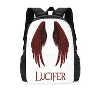 ASDCTYTKO Borse da moda zaino Lucifero Luficer Satan Demonio Cristo Serie Sciify Sci Fy festival regalo