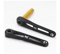 Asdfeop Set di pedivelle per Bici da Strada 165/170/175 mm Guarnitura Integrata Cava Guarnitura in Lega di Alluminio GXP (Colore: Nero, Dimensioni: 175 mm)