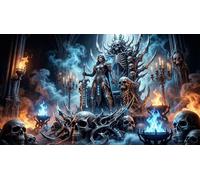 ASDFGHJKLZA Dea della morte Canvas Art Senza Cornice Moderno HD Estetico Decorazioni Parete Per Casa, Ufficio, Soggiorno, Regalo 16x24inch(40x60cm)