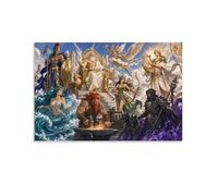 ASDFGHJKLZA Dei dell'Olimpo Canvas Poster Moderno HD Mitologia greca Quadro Decorazioni Parete Per Camera Da Letto, Soggiorno, Corridoio, Regalo 08x12inch(20x30cm)