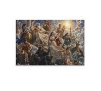 ASDFGHJKLZA Dei dell'Olimpo Quadro Su Tela Moderno HD Mitologia greca Poster Decorazione Murale Per Camera Da Letto, Soggiorno, Casa, Regalo 20x30inch(50x75cm)