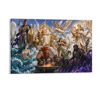 ASDFGHJKLZA Dei dell'Olimpo Stampa Su Tela Moderno HD Mitologia greca Quadri Da Parete Per Ufficio, Soggiorno, Camera Da Letto, Casa, Regalo 12x18inch(30x45cm)
