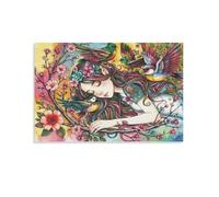 ASDFGHJKLZA Sognando in fiore Canvas Art Senza Cornice Moderno HD Estetico Decorazioni Parete Per Casa, Ufficio, Soggiorno, Regalo 16x24inch(40x60cm)