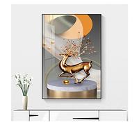 ASDFGHT Quadri Moderni Camera da Letto Opere d'Arte Moderne per Pareti Interne, Membrana di Cristallo Brillante Impermeabile Decorazioni da Appendere, 1 Pezzo (Color : L, Size : 35x50cm)