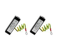 asdfs 2X Telefono Fax Protezione Le Sovratensioni RJ11 Kl01-P4H Nero RJ11 ADSL