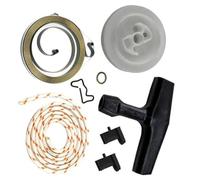 ASDGH 1 Set di Molle for puleggia a Fune con Impugnatura di avviamento a Strappo, for STIHL, 034 036 044 046 MS340 MS360 MS440 MS460 Motosega Corda di avviamento a Strappo