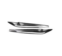ASDGH 2 adesivi for sopracciglia in vera fibra di carbonio for fari anteriori, for accessori di stile X5 F15 X6 F16 2014-2018 Pellicola per fari