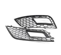 ASDGH 2 Pezzi di Ricambio for Telaio fendinebbia Perforato Tipo Mesh for Auto, for A4L B9 2013-2015 8K0807681K8K0807682K 8KD80768 Cornice Decorativa fendinebbia(Black Black)